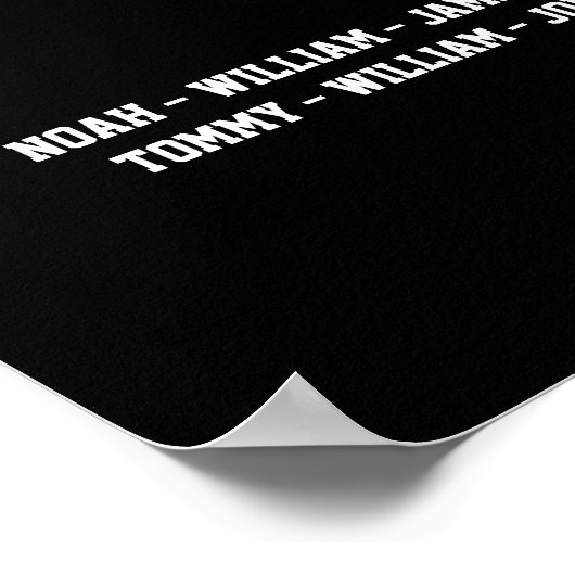 Baseballcoach-Geschenk Ende der Saison Poster (Ecke)