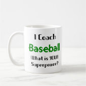 Baseballcoach-Tasse Kaffeetasse (Links)