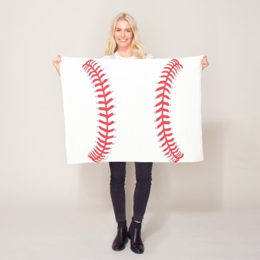 Baseballdecke Fleecedecke (Beispiel)