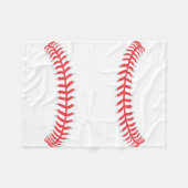 Baseballdecke Fleecedecke (Vorderseite (Horizontal))