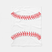 Baseballdecke Fleecedecke (Vorderseite)