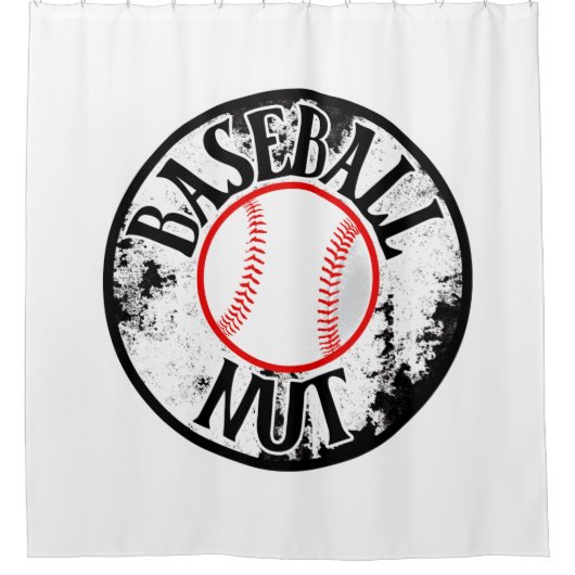 Baseballduschvorhang Duschvorhang (Vorderseite)