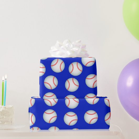 Basebälle Geschenkpapier (Partygeschenke)
