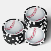 Basebälle Pokerchips (Stapel)