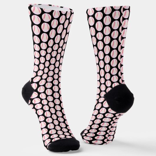Basebälle Socken (Gewinkelt)