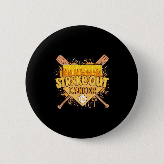 Baseballeis-Tropfen über die Kindheit Button (Vorderseite)