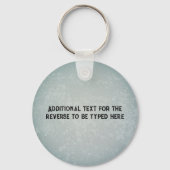 Baseballer - Action-Pose - Ihr Text auf beiden Sei Schlüsselanhänger (Rückseite)