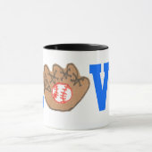 Baseballfan-Liebe-Tasse Tasse (Zentrum)