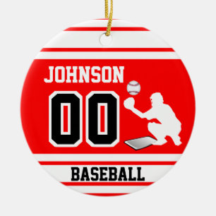 Baseballfänger  Erstellen Sie Ihre eigenen Keramik Ornament