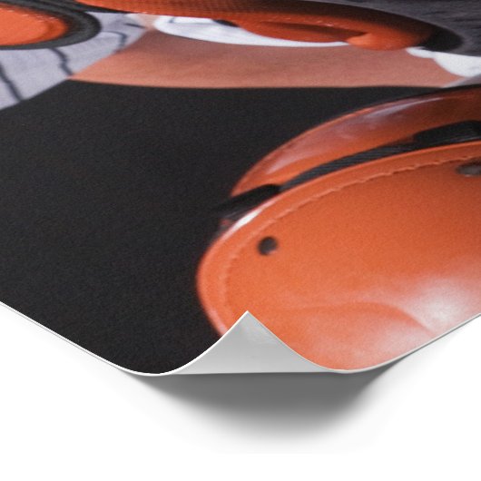 Baseballfängerball im Mitt Poster (Ecke)