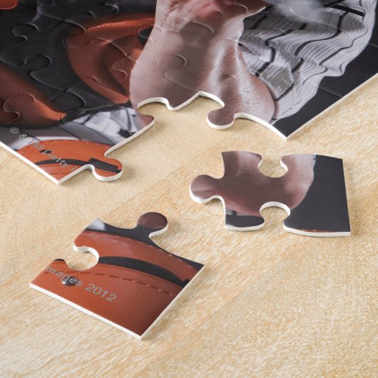 Baseballfängerball im Mitt Puzzle (Seite)