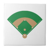 Baseballfeld Fliese (Vorderseite)