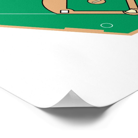 Baseballfeld Poster (Ecke)