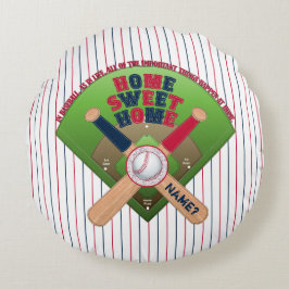 Baseballfeld,Zuhause-01-rundes Drehkissenfeld Rundes Kissen