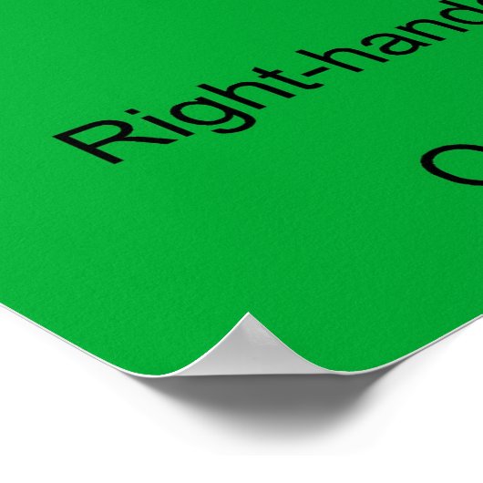 Baseballfelddiagramm Poster (Ecke)