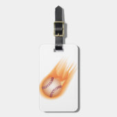 Baseballfeuer Gepäckanhänger (Vorderseite vertikal)