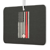 Baseballflagge-Shirt Autolufterfrischer (Links)
