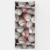 Baseballgeburtstag Banner (Vertikal)