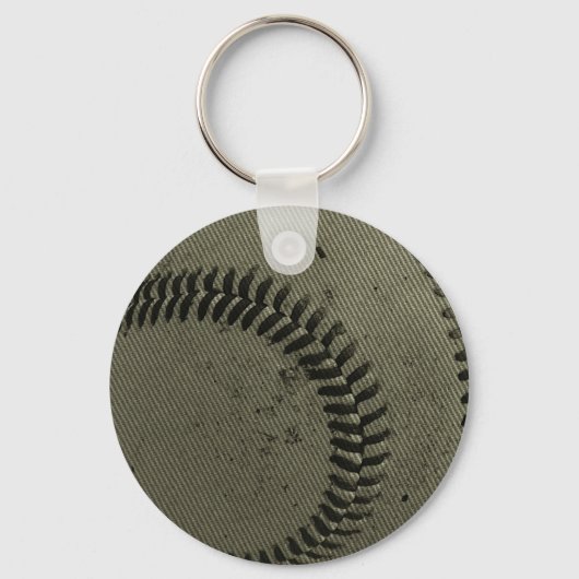 Baseballgewebe Schlüsselanhänger (Vorderseite)