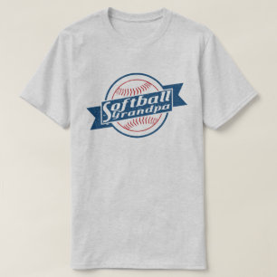 Baseballgroßvater mit Rückseite T-Shirt