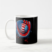 Baseballhandschuh Drip Boy Eiscreme Patriotisch Us Kaffeetasse (Links)