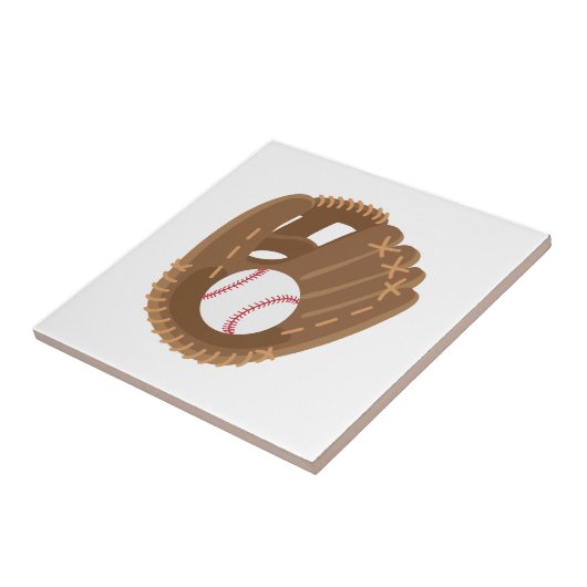 Baseballhandschuh Fliese (Seite)