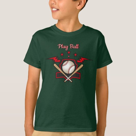 Baseballhandschuh T-Shirt (Vorderseite)