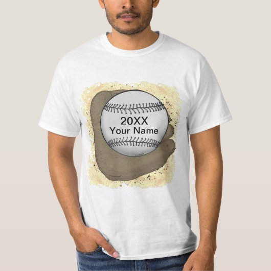 Baseballhandschuh T-Shirt (Vorderseite)