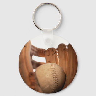 Baseballhandschuh u. Ball Schlüsselanhänger