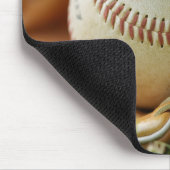 Baseballhandschuh und Ball Mousepad (Ecke)