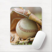 Baseballhandschuh und Ball Mousepad (Mit Mouse)