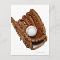 Baseballhandschuh und Ball