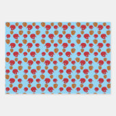 Baseballhandschuh und Helmmousine Geschenkpapier Set (Vorderseite 2)