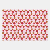 Baseballhandschuh und Helmmousine Geschenkpapier Set (Vorderseite 3)