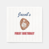 Baseballhandserviette Serviette (Vorderseite)