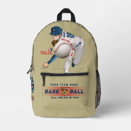 Baseballhelden mit Millionen Dollar-Arm | Bedruckter Rucksack