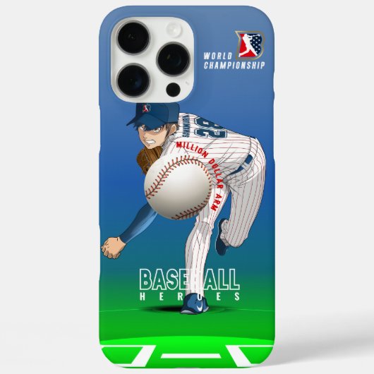 Baseballhelden mit Millionen Dollar-Arm | Case-Mate iPhone Hülle (Rückseite)