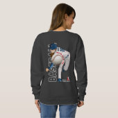 Baseballhelden mit Millionen Dollar-Arm | Frauen Sweatshirt (Schwarz voll)