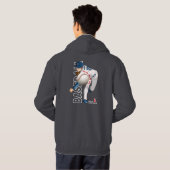 Baseballhelden mit Millionen Dollar-Arm | Männer Hoodie (Schwarz voll)