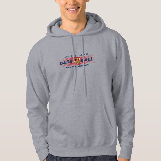 Baseballhelden mit Millionen Dollar-Arm | Männer Hoodie (Vorderseite)