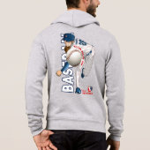 Baseballhelden mit Millionen Dollar-Arm | Männer Hoodie (Rückseite)
