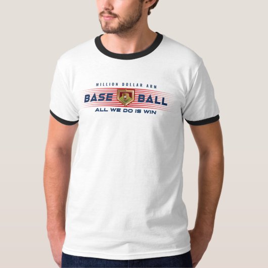 Baseballhelden mit Millionen Dollar-Arm | Männer R T-Shirt (Vorderseite)