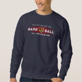 Baseballhelden mit Millionen Dollar-Arm | Männer Sweatshirt (Vorderseite)