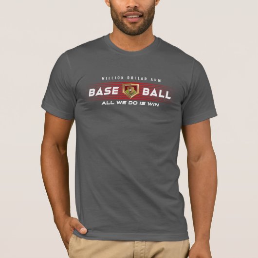 Baseballhelden mit Millionen Dollar-Arm | Men Jers T-Shirt (Vorderseite)