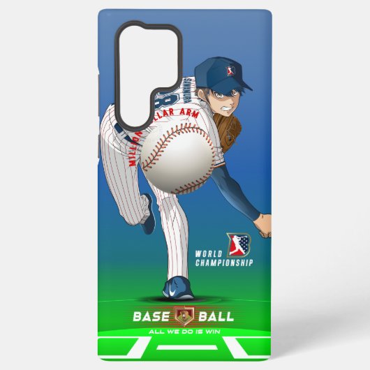 Baseballhelden mit Millionen Dollar-Arm | Samsung Galaxy Hülle (Rückseite)