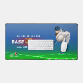 Baseballhelden mit Millionen Dollar-Arm | Schreibtischunterlage (Tastatur & Maus)