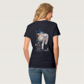 Baseballhelden mit Millionen Dollar-Arm | V-Neck T-Shirt (Rückseite Vollansicht)