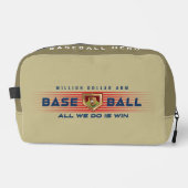 Baseballhelden mit Millionen Dollar-Arm | Waschbeutel (Vorderseite)