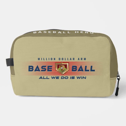 Baseballhelden mit Millionen Dollar-Arm | Waschbeutel (Vorderseite)