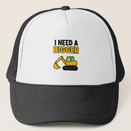 Baseballkappe mit dem Motiv "I need a BIGGER grabg Truckerkappe